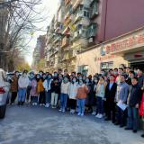 天津城建大学师生参观尊龙凯时智慧养老服务中心